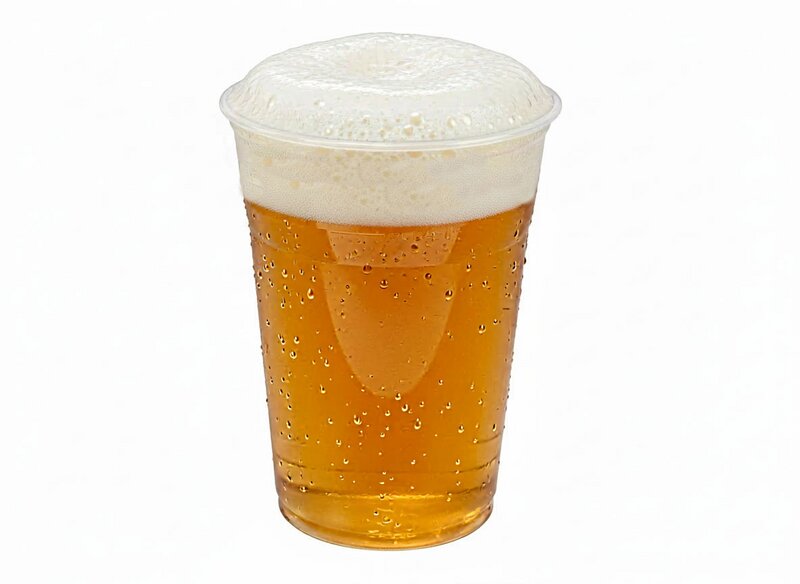 Plastic cup drinking cup clear 400ccm 