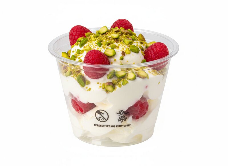 Clear Cups PET dessert cup for 220ml &Oslash; 92mm 