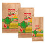 Produktbild Faltenbeutel braun 16+6x28cm "Frische aus der Natur"