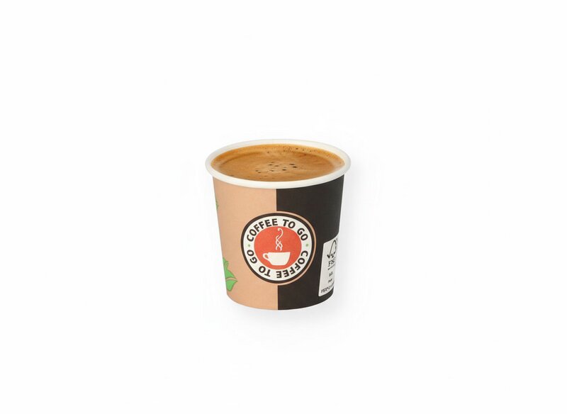 Espresso cup 100ml paper cup espresso 0.1l 