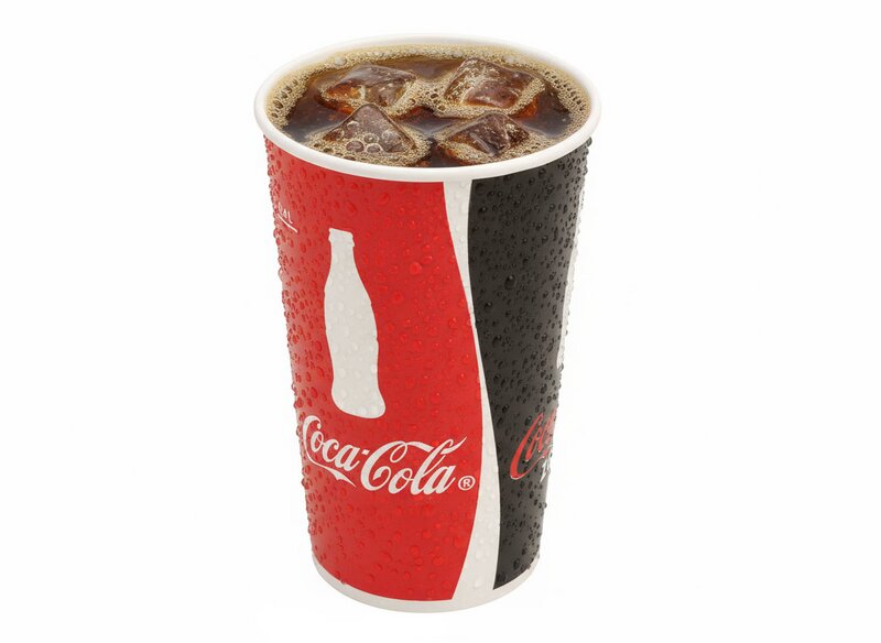 Paper cup Coca Cola 400ml drinking cup 