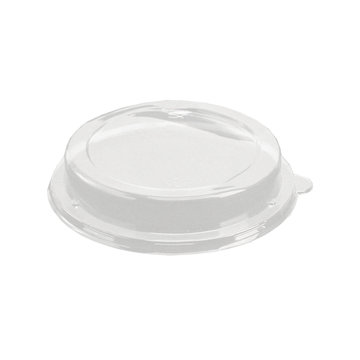 Dome-Deckel recycelbar aus PET für Bagasse-Schale 280011