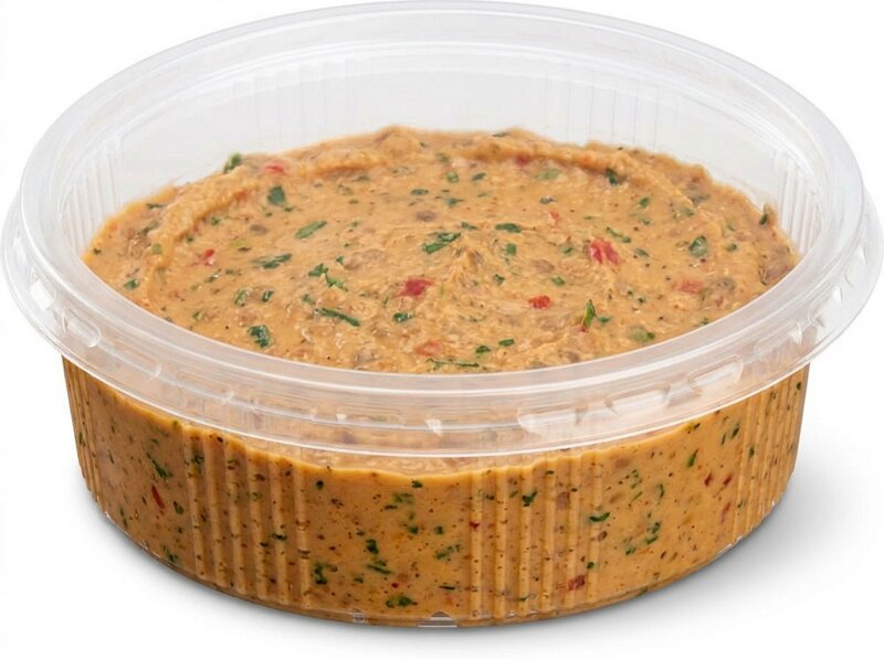 Feinkostbecher mit Deckel PP rund 125ml 