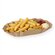 Bio Pommesschalen 1/4kg 8x16x2,5cm braun unbeschichtet, fettdicht 