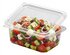 Salad bowls PET 750cc with hinged lid 