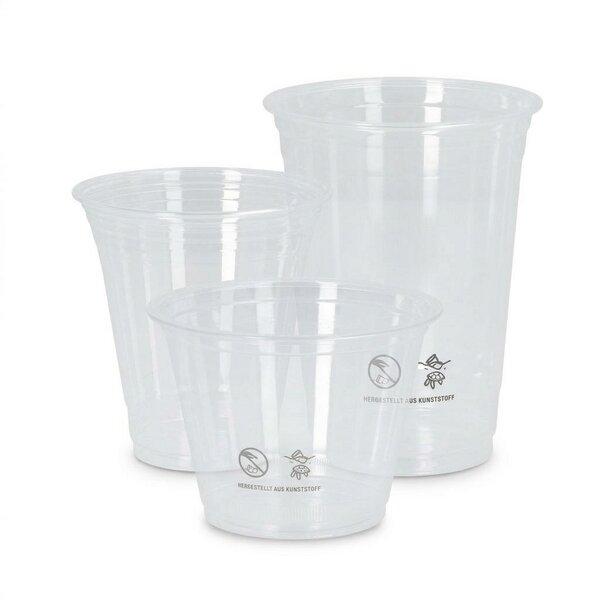 Clear Cups PET dessert cup for 220ml &Oslash; 92mm 