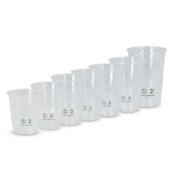 Clear cups for 500ml (20oz) 