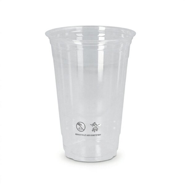 Clear cups for 500ml (20oz) 