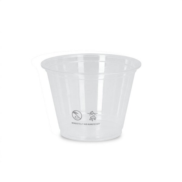 Clear Cups PET dessert cup for 220ml &Oslash; 92mm 