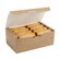 Fingerfood-Box braun mit Klappdeckel 175x105x60mm 