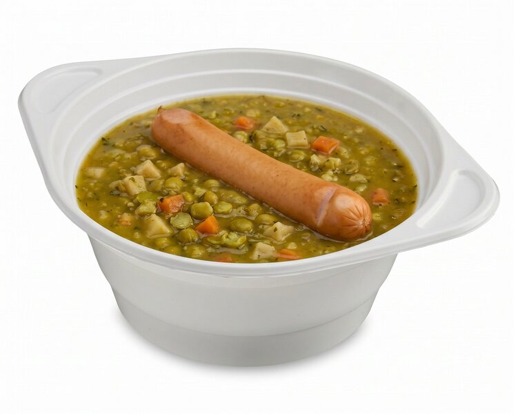 Soup tureen PP with handle 750ml 