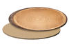 Produktbild Dekoplatte Baumscheibe oval 200 &times; 150 mm aus Wellpappe &ndash; 50 St&uuml;ck