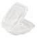 Salatbox rechteckig RPET 125ml mit Klappdeckel 