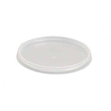 Lid for PP round tumbler with tamper-evident closure