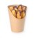Scoop cup size S brown Kraft 