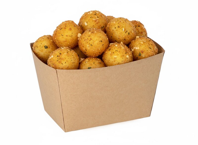 Food tray brown Kraft 11.0 x 8.0 x 7cm 