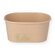 Feinkostbecher Hartpapier braun 250 ml eckig 
