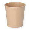 Produktbild Feinkostbecher Hartpapier braun rund 500 ml &Oslash; 101 mm