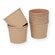 Ice cream cup 290ml/12oz brown Kraft "Natural" No. 29 PE 