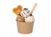 Ice cream cup 290ml/12oz brown Kraft "Natural" No. 29 PE 