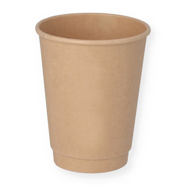Double wall mug brown 0.3l "Natural" Coffee To Go thermo mug 