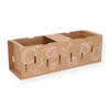 Produktbild Obstkorb aus Pappe braun f&uuml;r 2000g 390 x 125 x 125 mm