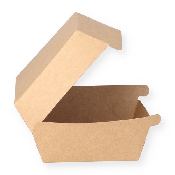 Hamburger Box S braun 98x95x66mm 