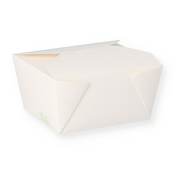 Food-Box wei&szlig; eckig 800 ml &ndash; 130 &times; 107 &times; 64 mm 