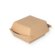 Burger box brown "Natural" 115x110x80mm 