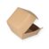 Burger box brown "Natural" 115x110x80mm 