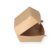 Burger box brown "Natural" 115x110x80mm 