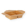 Produktbild Food-Box braun 2-geteilt 800 ml &ndash; 168 &times; 137 &times; 51 mm