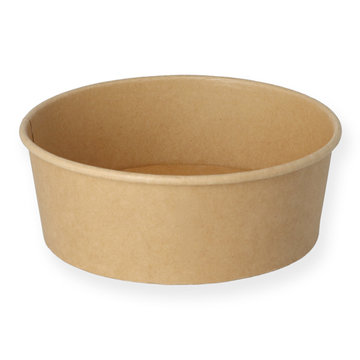 Salad Bowl braun 1.200 ml aus Hartpapier FSC&reg; Mix Credit &Oslash; 185 mm