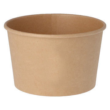 Round cardboard menu tray
