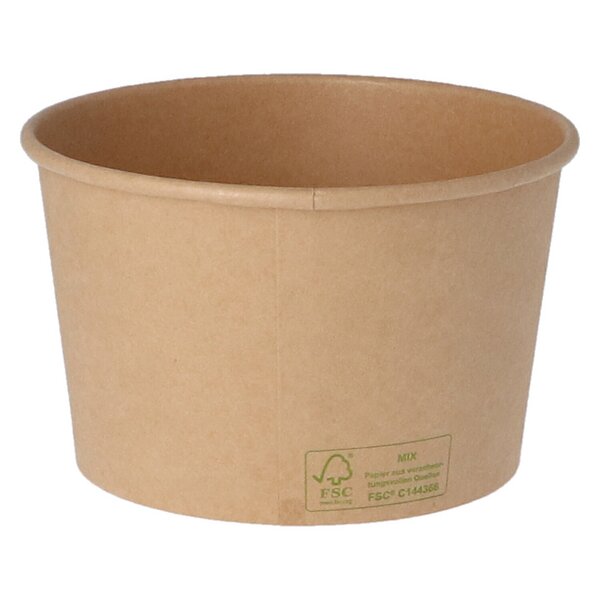 Brown Cardboard Meal Container, 700 ml &ndash; FSC&reg; Mix Credit 