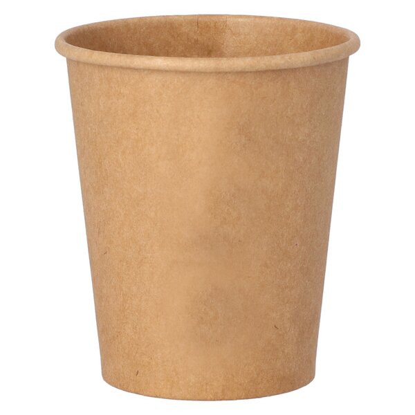 Kaffeebecher braun 150ml Hei&szlig;getr&auml;nkebecher "Nat&uuml;rlich" 
