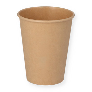 Kaffeebecher 300ml Becher braun Kraft 12oz "Nat&uuml;rlich"
