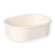 Delicatessen cup made of hard paper white rectangular for 125cc 