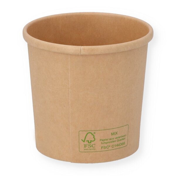 Soup-to-Go-Becher braun 300 ml / 12 oz 