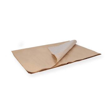Frischpack braun 40gr+6my PE 1/8 Bogen mit Druck "Nat&uuml;rlich"
