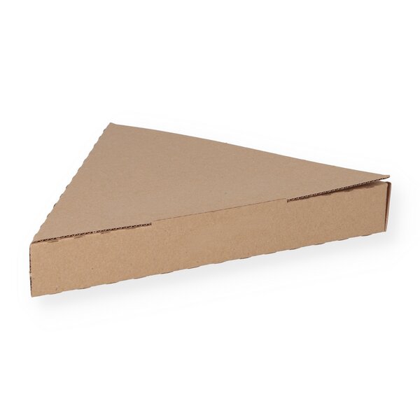 Pizza box for pizza slices, 26.5 &times; 25 &times; 3.5 cm, with lid 