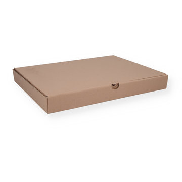 Folding boxes for tarte flamb&eacute;e 32x46x4cm Metro brown