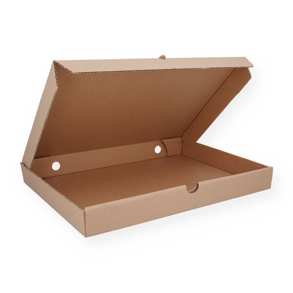 Corrugated cardboard box for tarte flamb&eacute;e, 32 &times; 46 &times; 4 cm 