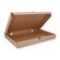 Corrugated cardboard box for tarte flamb&eacute;e, 32 &times; 46 &times; 4 cm 