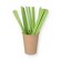 Paper drinking straws green 8x230mm 150pcs/bag 