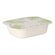 Sealing tray made of hard paper 290ml C-PET coated 