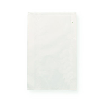 White Printed Gusseted Bag No. 438, 31+8 x 47 cm