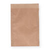 Produktbild Zweinahtflachbeutel braun Natron "Nat&uuml;rlich" 11,5x16cm+Klappe