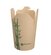 Asia Box Bambus 450 ml PLA-beschichtete Nudelbox 