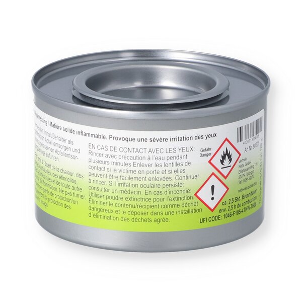 Burning paste 200ml Burning time 2.5 hours Bio-ethanol 